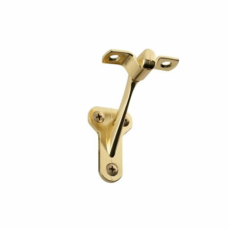 PAMEX Heavy Duty Handrail Bracket Bright Brass Finish DD0311PB